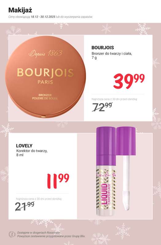 Rossmann - gazetka promocyjna MEGA promocje z nowej gazetki od czwartku 18.12 do wtorku 30.12 - strona 4