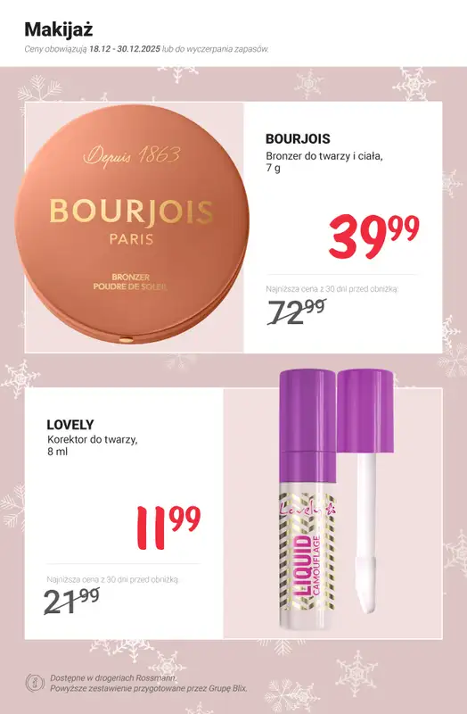 Rossmann - gazetka promocyjna MEGA promocje z nowej gazetki od czwartku 18.12 do wtorku 30.12 - strona 4