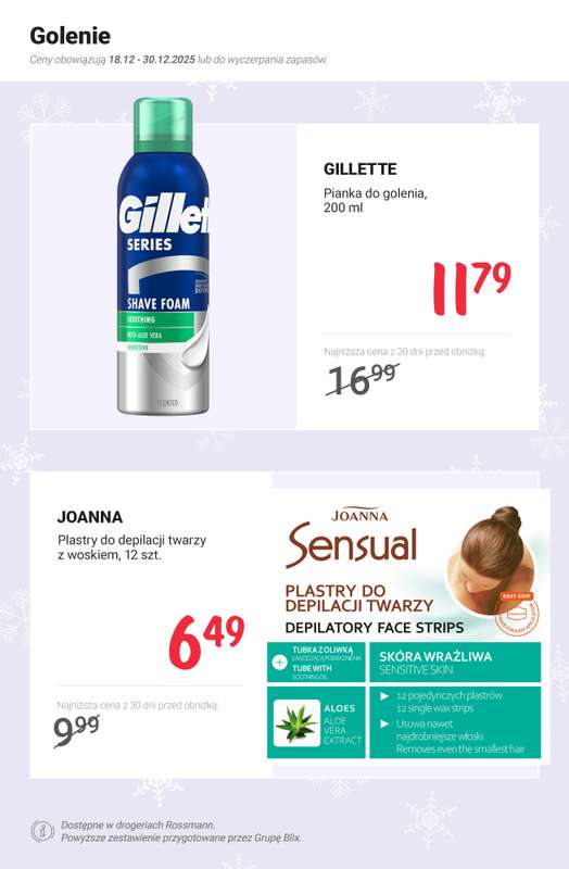 Rossmann - gazetka promocyjna MEGA promocje z nowej gazetki od czwartku 18.12 do wtorku 30.12 - strona 10