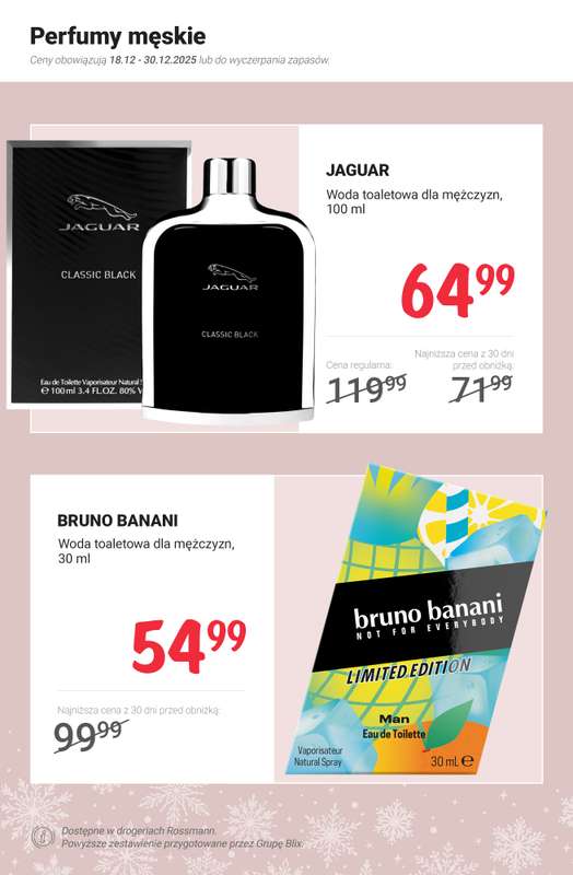 Rossmann - gazetka promocyjna MEGA promocje z nowej gazetki od czwartku 18.12 do wtorku 30.12 - strona 3
