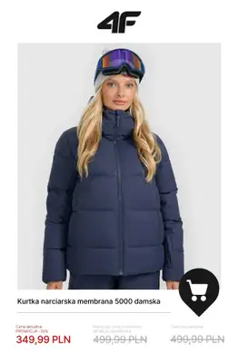4F - gazetka promocyjna Kolekcja narciarska w promocji – sprawdź okazje! od wtorku 16.12  - strona 3