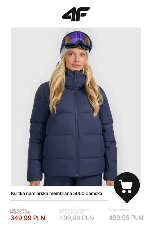 4F - gazetka promocyjna Kolekcja narciarska w promocji – sprawdź okazje!   - strona 3