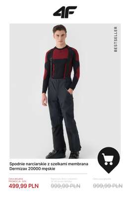 4F - gazetka promocyjna Kolekcja narciarska w promocji – sprawdź okazje! od wtorku 16.12  - strona 12
