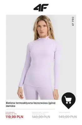 4F - gazetka promocyjna Kolekcja narciarska w promocji – sprawdź okazje! od wtorku 16.12  - strona 4