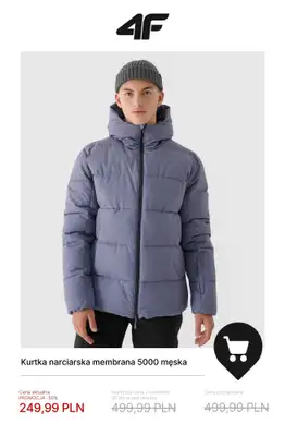 4F - gazetka promocyjna Kolekcja narciarska w promocji – sprawdź okazje! od wtorku 16.12  - strona 9