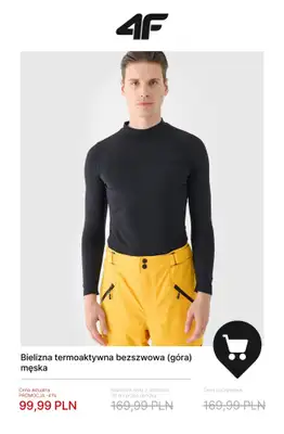 4F - gazetka promocyjna Kolekcja narciarska w promocji – sprawdź okazje! od wtorku 16.12  - strona 10