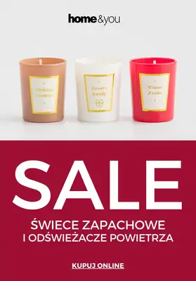 home&you - gazetka promocyjna SALE: świeczki i odświeżacze powietrza od wtorku 16.12 do poniedziałku 22.12