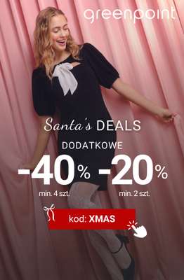 Greenpoint - gazetka promocyjna -40% na WSZYSTKO przy zakupie 4 sztuk od wtorku 16.12 