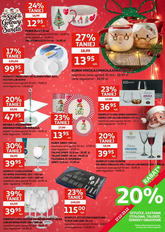 Auchan - gazetka promocyjna Gazetka Racibórz I Czas na Święta, czas na okazje! od środy 17.12 do wtorku 23.12 - strona 25