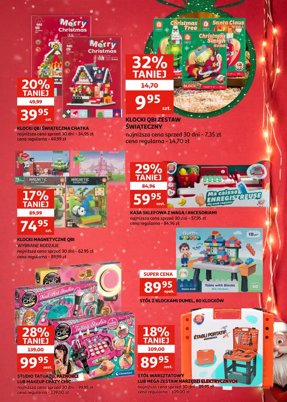 Auchan - gazetka promocyjna Gazetka Racibórz I Czas na Święta, czas na okazje! od środy 17.12 do wtorku 23.12 - strona 29