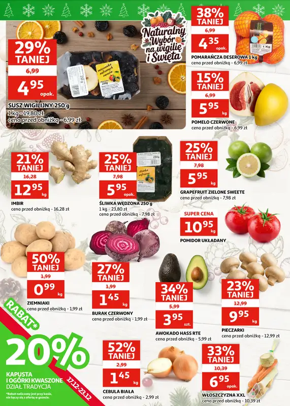 Auchan - gazetka promocyjna Gazetka Racibórz I Czas na Święta, czas na okazje! od środy 17.12 do wtorku 23.12 - strona 8