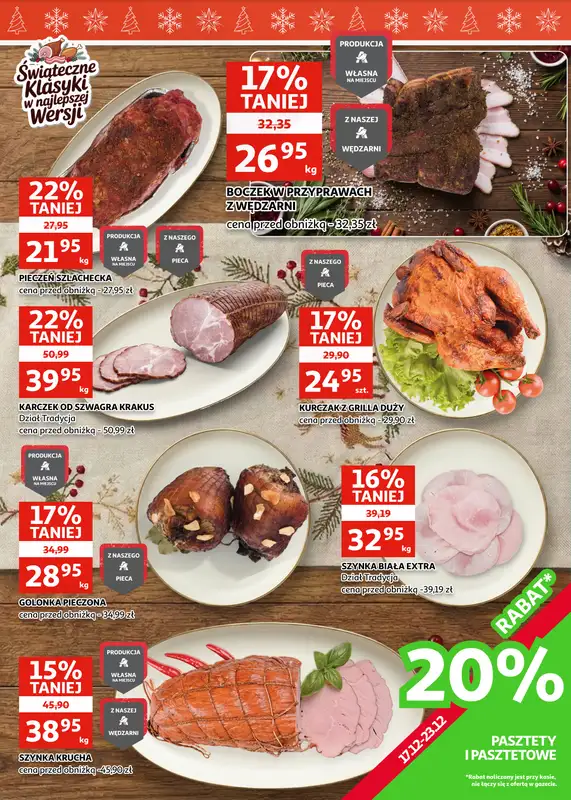 Auchan - gazetka promocyjna Gazetka Racibórz I Czas na Święta, czas na okazje! od środy 17.12 do wtorku 23.12 - strona 3