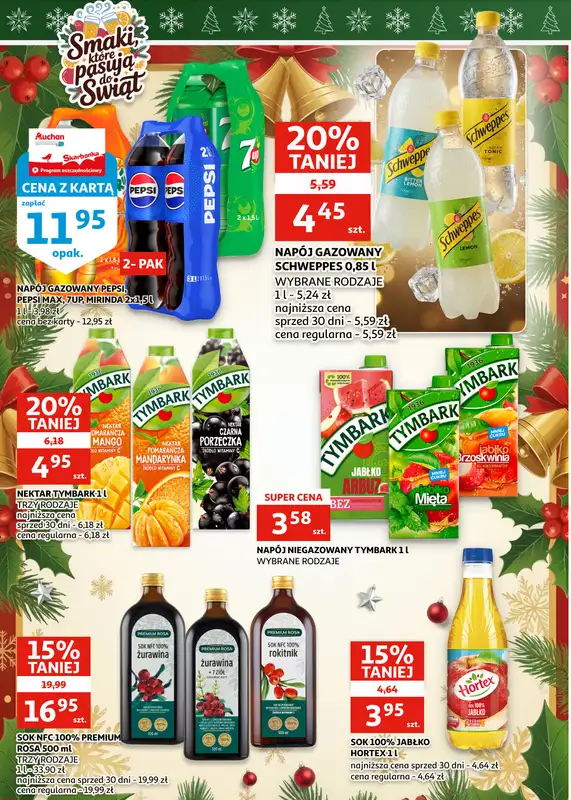 Auchan - gazetka promocyjna Gazetka Zielona Góra I Czas na Święta, czas na okazje! od środy 17.12 do wtorku 23.12 - strona 20