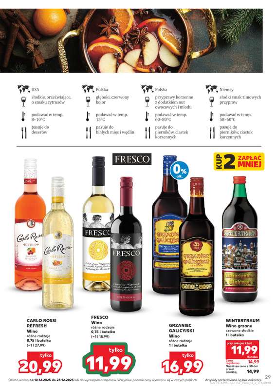 Kaufland - gazetka promocyjna Barek Kauflandu od środy 10.12 do wtorku 23.12 - strona 29