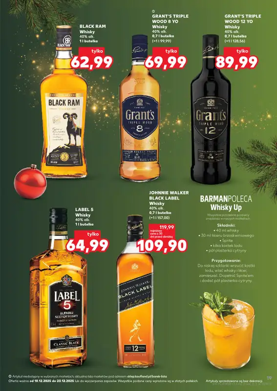 Kaufland - gazetka promocyjna Barek Kauflandu od środy 10.12 do wtorku 23.12 - strona 19