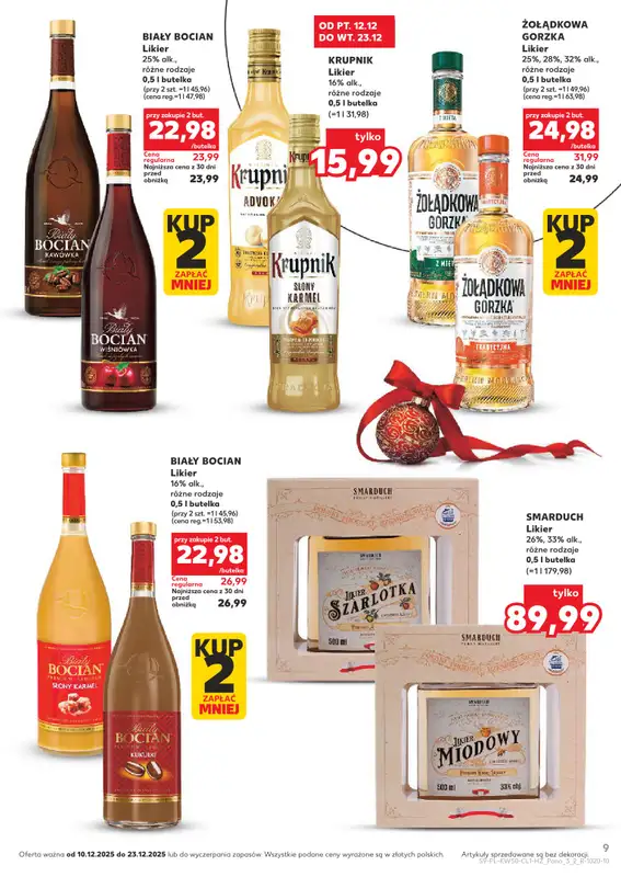 Kaufland - gazetka promocyjna Barek Kauflandu od środy 10.12 do wtorku 23.12 - strona 9