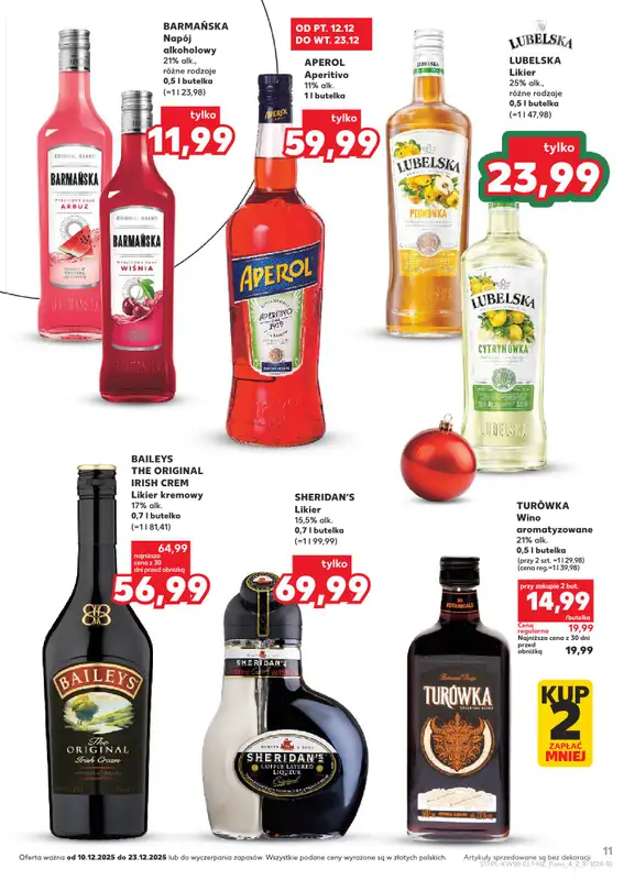 Kaufland - gazetka promocyjna Barek Kauflandu od środy 10.12 do wtorku 23.12 - strona 11