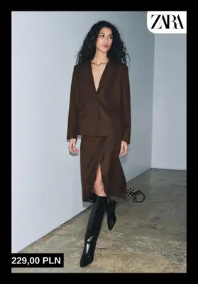 Zara - gazetka promocyjna Eleganckie komplety dla niej od wtorku 16.12  - strona 8