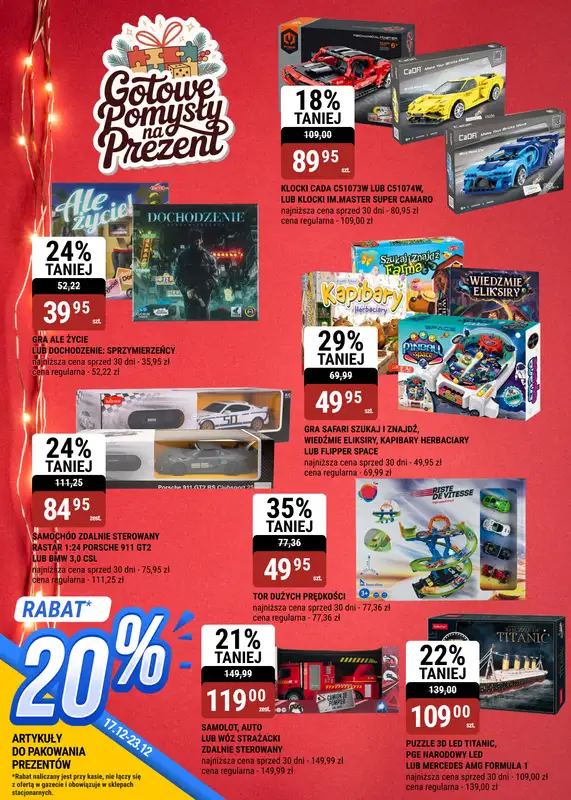 bi1 - gazetka promocyjna Gazetka Ełk I Czas na Święta, czas na okazje! od środy 17.12 do wtorku 23.12 - strona 28