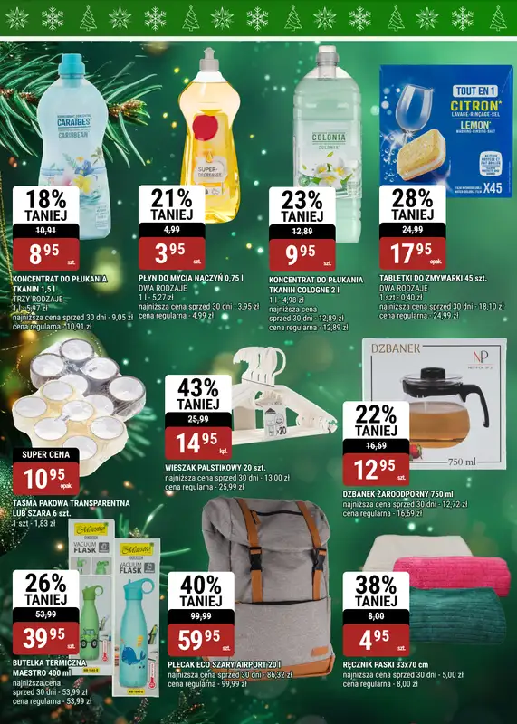 bi1 - gazetka promocyjna Gazetka Legnica I Czas na Święta, czas na okazje! od środy 17.12 do wtorku 23.12 - strona 19