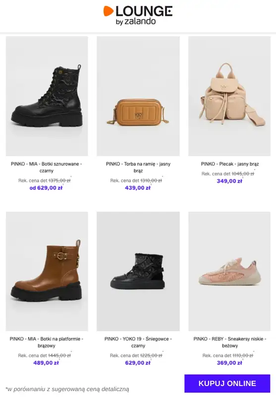Lounge by Zalando - gazetka promocyjna Do -75% Pinko - Buty & Akcesoria od wtorku 16.12 do piątku 19.12 - strona 2