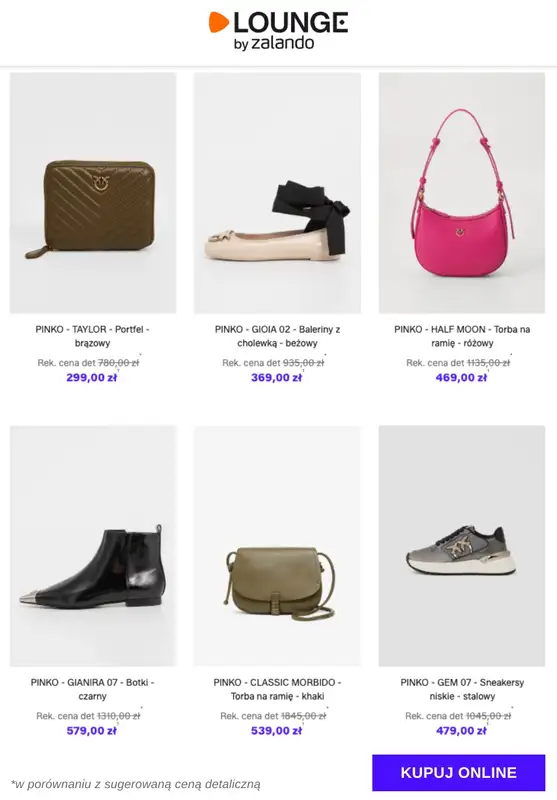 Lounge by Zalando - gazetka promocyjna Do -75% Pinko - Buty & Akcesoria od wtorku 16.12 do piątku 19.12 - strona 5