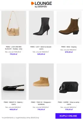 Lounge by Zalando - gazetka promocyjna Do -75% Pinko - Buty & Akcesoria od wtorku 16.12 do piątku 19.12 - strona 9