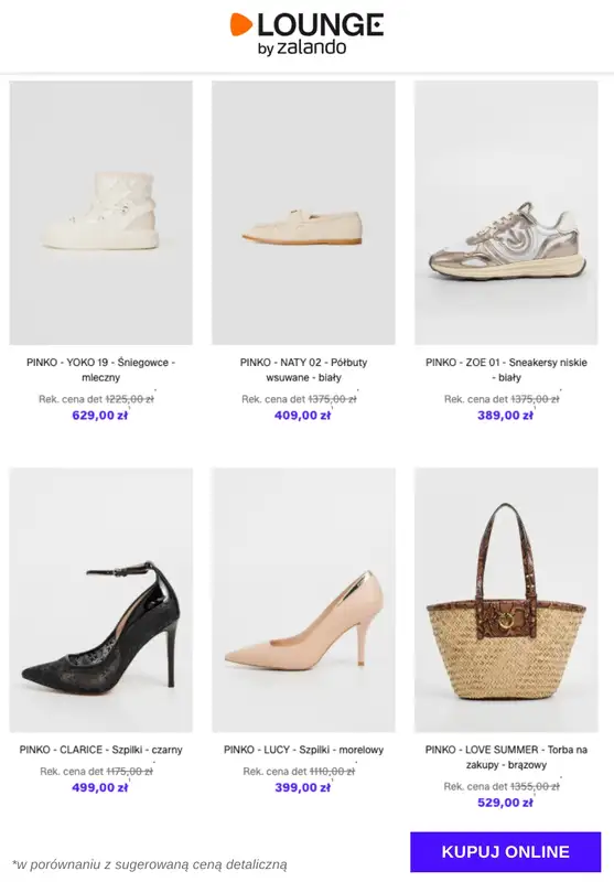 Lounge by Zalando - gazetka promocyjna Do -75% Pinko - Buty & Akcesoria od wtorku 16.12 do piątku 19.12 - strona 10