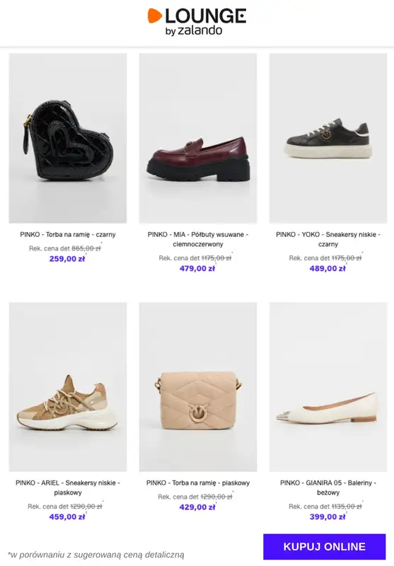 Lounge by Zalando - gazetka promocyjna Do -75% Pinko - Buty & Akcesoria od wtorku 16.12 do piątku 19.12 - strona 4