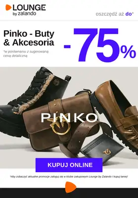 Lounge by Zalando - gazetka promocyjna Do -75% Pinko - Buty & Akcesoria od wtorku 16.12 do piątku 19.12