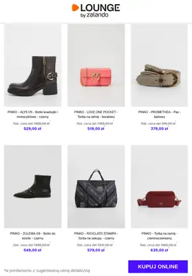 Lounge by Zalando - gazetka promocyjna Do -75% Pinko - Buty & Akcesoria od wtorku 16.12 do piątku 19.12 - strona 7