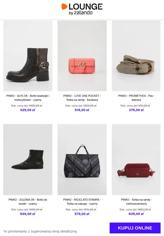 Lounge by Zalando - gazetka promocyjna Do -75% Pinko - Buty & Akcesoria od wtorku 16.12 do piątku 19.12 - strona 7