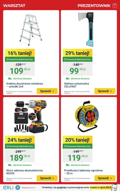 ERLI - gazetka promocyjna PREZENTOWNIK – najlepsze okazje na prezent! od środy 17.12 do niedzieli 21.12 - strona 9