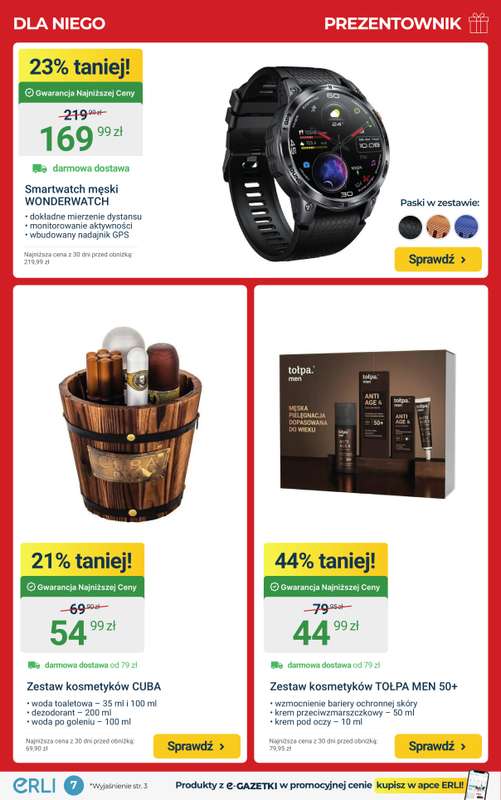 ERLI - gazetka promocyjna PREZENTOWNIK – najlepsze okazje na prezent! od środy 17.12 do niedzieli 21.12 - strona 7