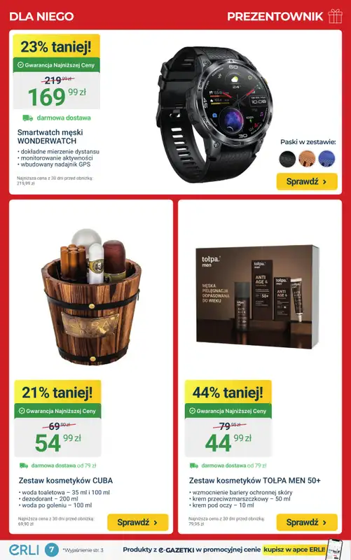 ERLI - gazetka promocyjna PREZENTOWNIK – najlepsze okazje na prezent! od środy 17.12 do niedzieli 21.12 - strona 7