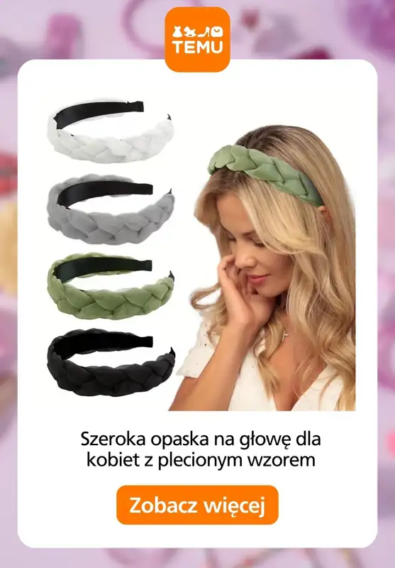 Temu - gazetka promocyjna Akcesoria do włosów od wtorku 16.12 do poniedziałku 29.12 - strona 6
