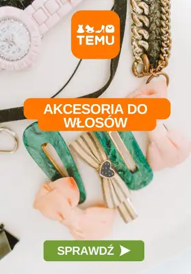 Temu - gazetka promocyjna Akcesoria do włosów od wtorku 16.12 do poniedziałku 29.12
