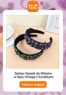 Temu - gazetka promocyjna Akcesoria do włosów od wtorku 16.12 do środy 07.01 - strona 8