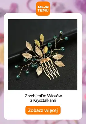 Temu - gazetka promocyjna Akcesoria do włosów od wtorku 16.12 do poniedziałku 29.12 - strona 5