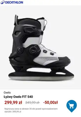 Decathlon - gazetka promocyjna Łyżwy w PROMOCYJNYCH cenach od wtorku 16.12  - strona 9