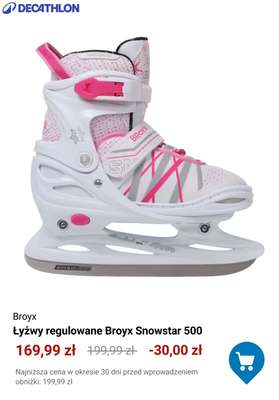 Łyżwy regulowane Broyx Snowstar 500