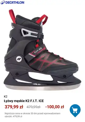 Decathlon - gazetka promocyjna Łyżwy w PROMOCYJNYCH cenach od wtorku 16.12  - strona 6
