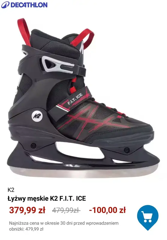 Decathlon - gazetka promocyjna Łyżwy w PROMOCYJNYCH cenach od wtorku 16.12  - strona 6
