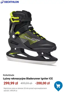 Decathlon - gazetka promocyjna Łyżwy w PROMOCYJNYCH cenach od wtorku 16.12  - strona 2