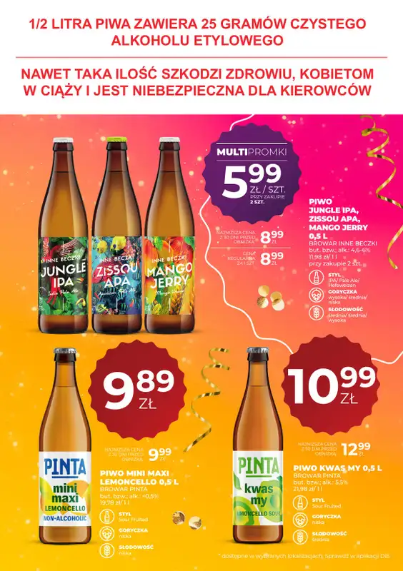 Duży Ben - gazetka promocyjna Gazetka piwna od środy 17.12 do środy 07.01 - strona 15