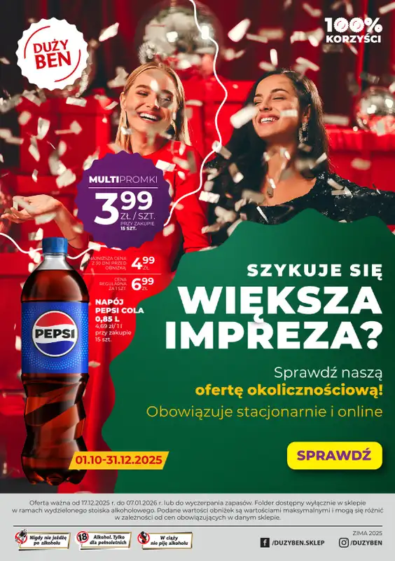 Duży Ben - gazetka promocyjna Gazetka piwna od środy 17.12 do środy 07.01 - strona 32