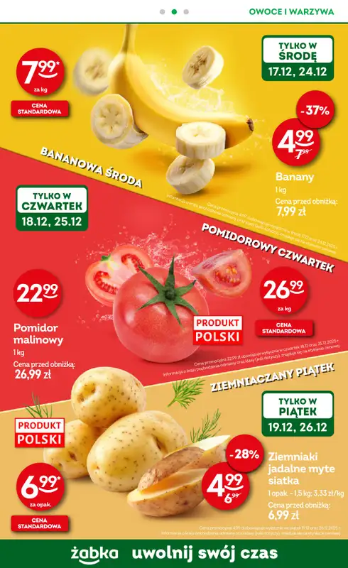 Żabka - gazetka promocyjna Gazetka Spożywcza od środy 17.12 do poniedziałku 29.12 - strona 7