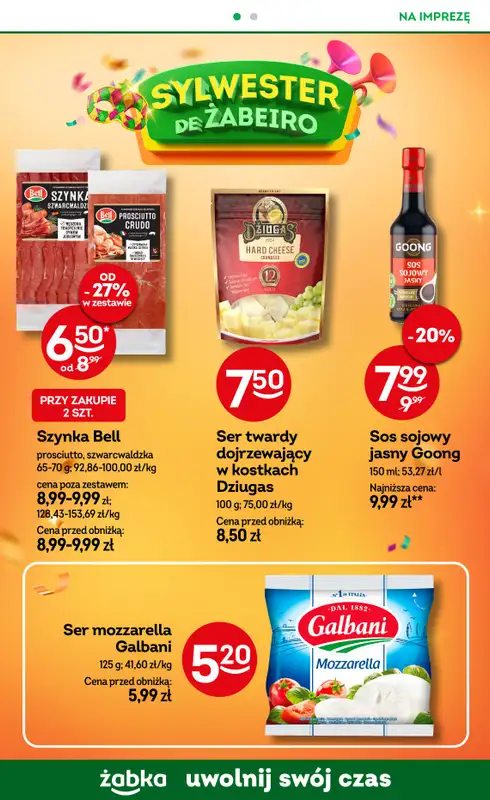 Żabka - gazetka promocyjna Gazetka Spożywcza od środy 17.12 do poniedziałku 29.12 - strona 18