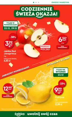 Żabka - gazetka promocyjna Gazetka Spożywcza od środy 17.12 do poniedziałku 29.12 - strona 6