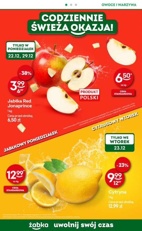 Żabka - gazetka promocyjna Gazetka Spożywcza od środy 17.12 do poniedziałku 29.12 - strona 6